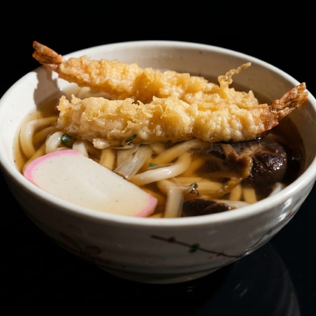 36. Shrimp Tempura Udon.