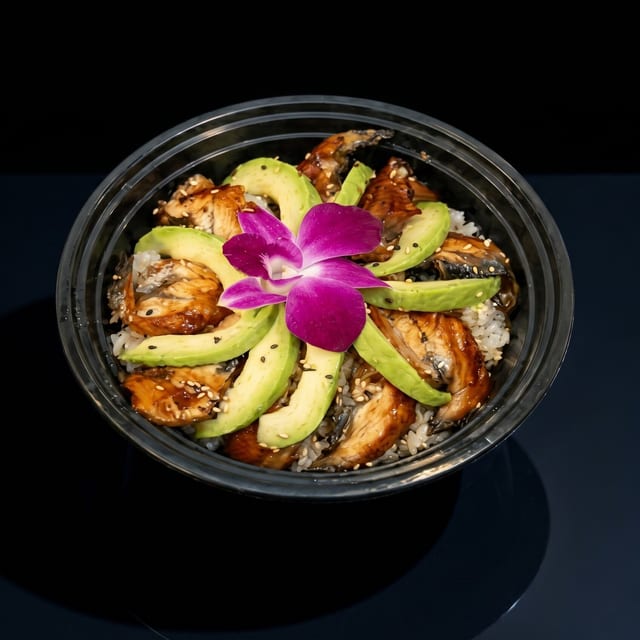 134. Unagi & Avocado Bowl.