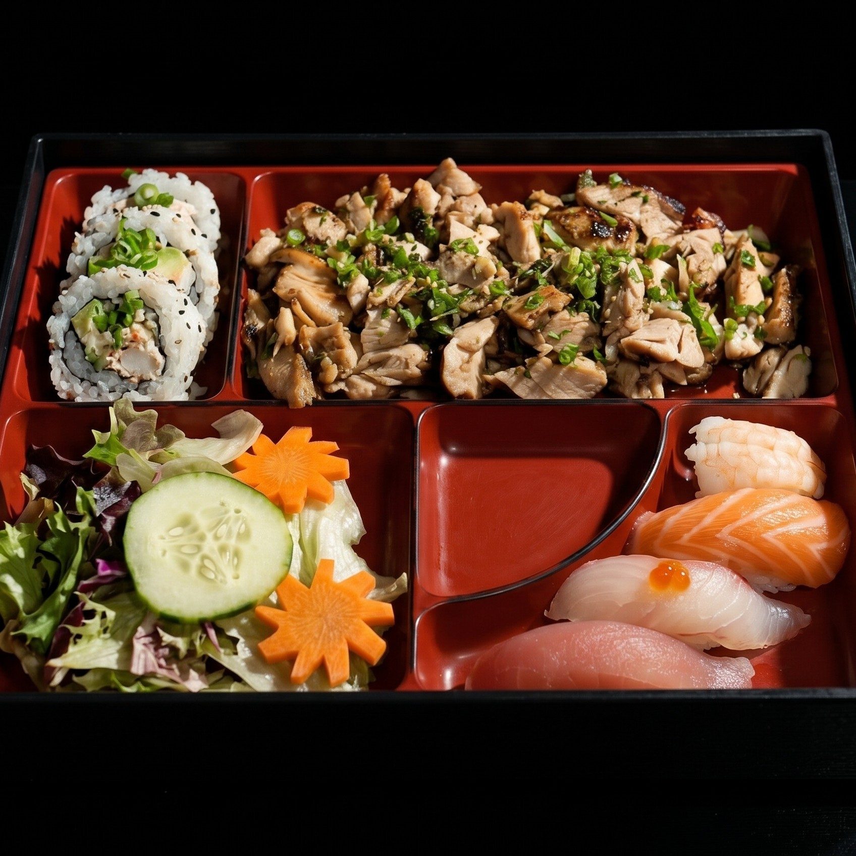 117. Chicken Lunch Bento.