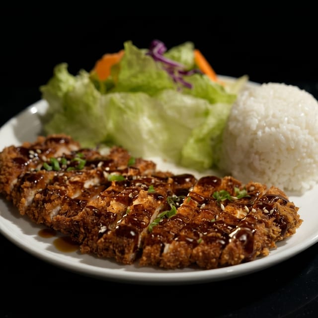 126. Pork Cutlet Plate.